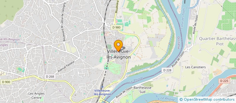 localisation de l'entreprise MAISON DES ARTS MARTIAUX ET DU SPORT SANTE  VILLENEUVE-LES-AVIGNON