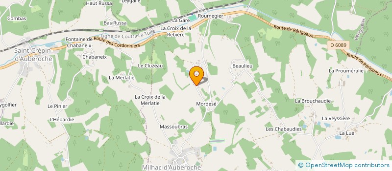 localisation de l'entreprise MAISON DES ARTS MONDIGNERAS  LA DOUZE