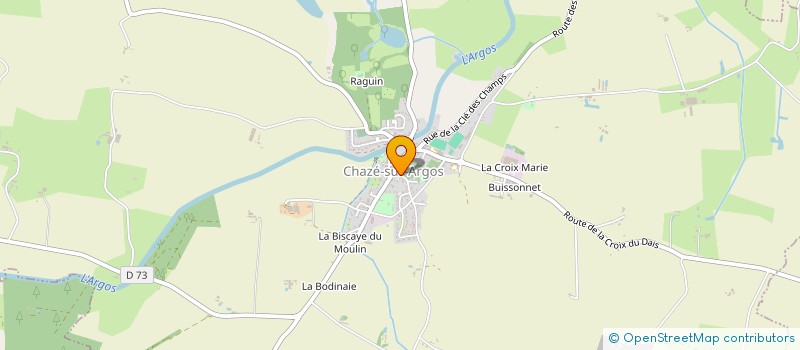 localisation de l'entreprise MAISON DES ASSISTANTES MATERNELLES DES P'TITES PLUMES à SEGRE-EN-ANJOU BLEU