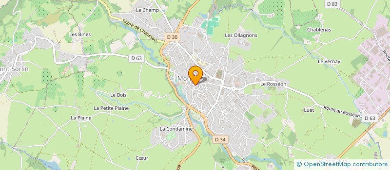 localisation de l'entreprise MAISON DES ASSOCIATIONS DE SOLIDARITE à CHABANIERE