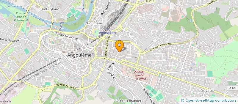 localisation de l'entreprise MAISON DES AUTEURS DE BANDE DESSINEE à ANGOULEME