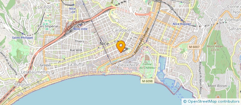 localisation de l'entreprise MAISON DES BARONS à NICE