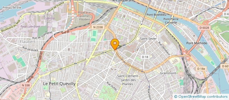 localisation de l'entreprise MAISON  DES BOUCHERS ET BOUCHERS CHARCUTIERS DE SEINE MARITIME à ROUEN