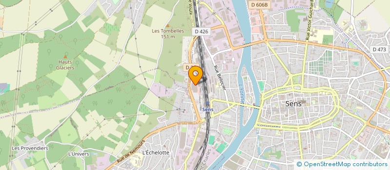 localisation de l'entreprise MAISON DES CAPRICES à SENS
