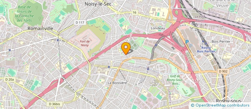 localisation de l'entreprise MAISON DES CHAMPS ELYSEES-PARIS à NOISY-LE-SEC