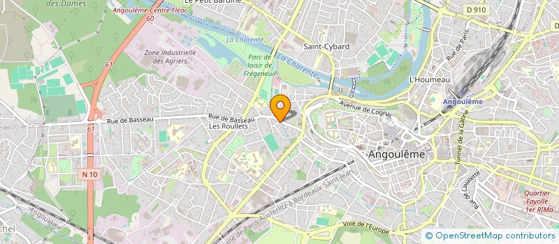 localisation de l'entreprise MAISON DES CHARENTAIS à ANGOULEME