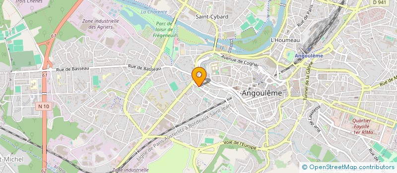 localisation de l'entreprise MAISON DES CHOMEURS ANGOULEME à ANGOULEME
