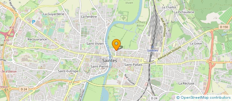 localisation de l'entreprise MAISON DES CONSOM ACTEURS EPISOL à SAINTES