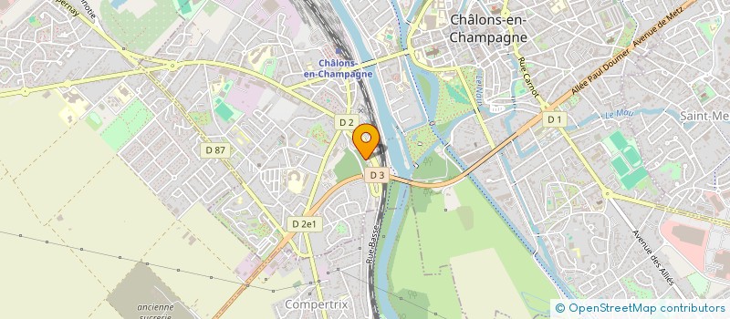 localisation de l'entreprise MAISON DES CRAYERES  CHALONS-EN-CHAMPAGNE