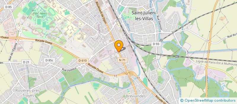 localisation de l'entreprise MAISON DES DELICES  YVOY-LE-MARRON