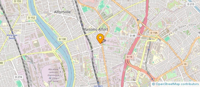 localisation de l'entreprise MAISON DES DELICES  MAISONS-ALFORT