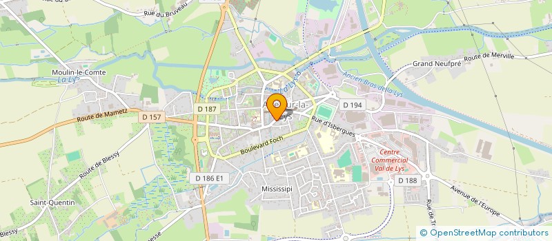localisation de l'entreprise MAISON DES DEVOTAIRES à AIRE-SUR-LA-LYS