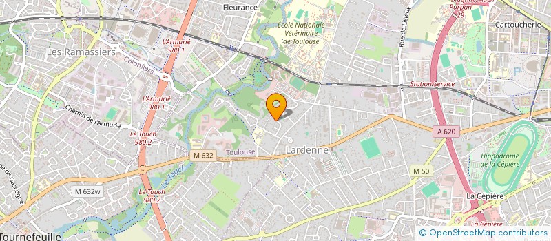 localisation de l'entreprise MAISON DES ECHECS DE TOULOUSE LARDENNE à TOULOUSE