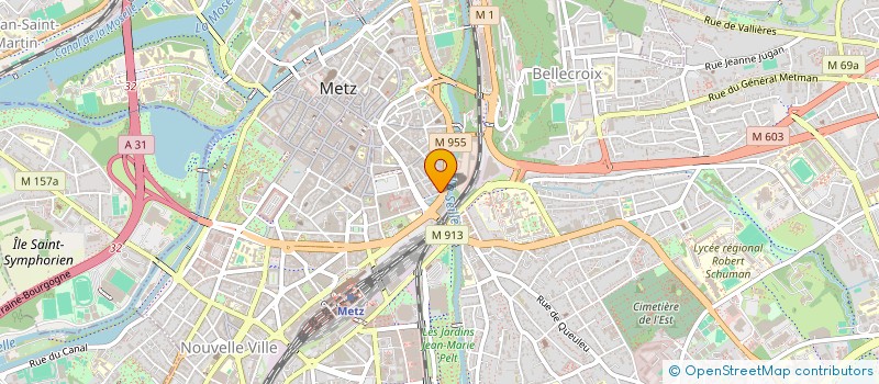 localisation de l'entreprise MAISON DES ENTREPRISES II (MDE II)  METZ