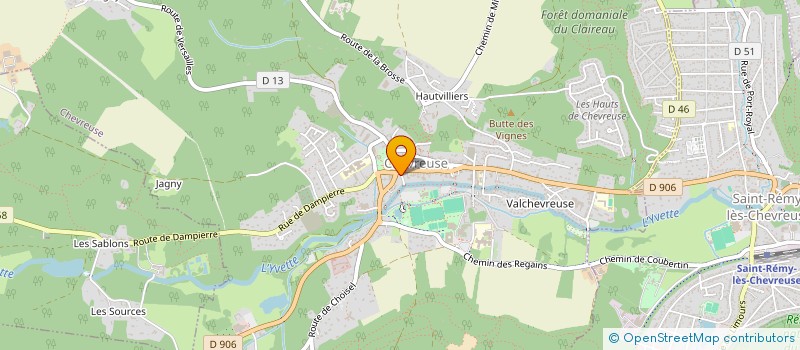 localisation de l'entreprise MAISON DES ETUVES  CHEVREUSE