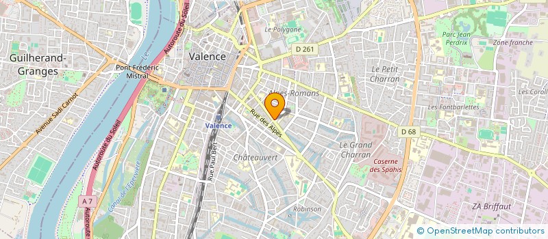 localisation de l'entreprise MAISON DES FAMILLE DE VALENCE à VALENCE
