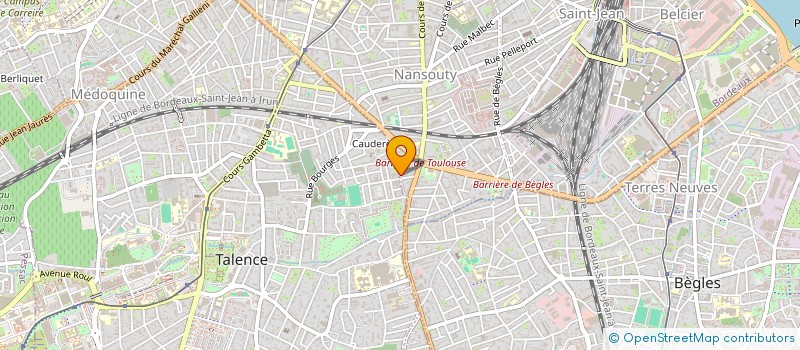 localisation de l'entreprise MAISON DES FAMILLES DE TALENCE  BORDEAUX