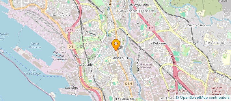 localisation de l'entreprise MAISON DES FAMILLES LES BUISSONNETS à MARSEILLE