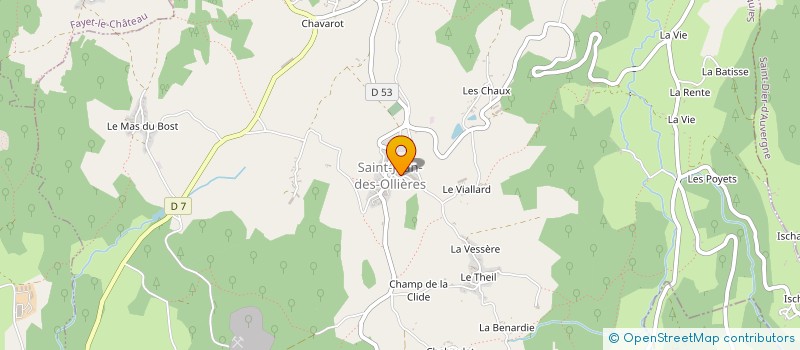 localisation de l'entreprise MAISON DES FILLES DE LA CHARIT à SAINT-JEAN-DES-OLLIERES