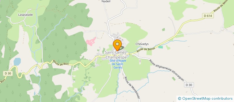 localisation de l'entreprise MAISON DES FROMAGES D AUVERGNE  EGLISENEUVE D'ENTRAIGUES