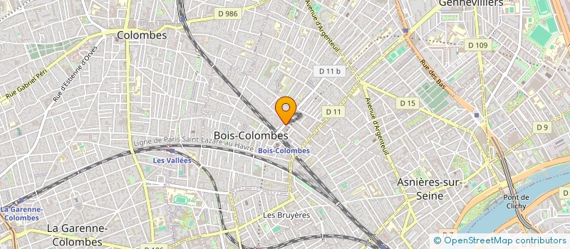 localisation de l'entreprise MAISON DES GOURMANDISES à BOIS-COLOMBES