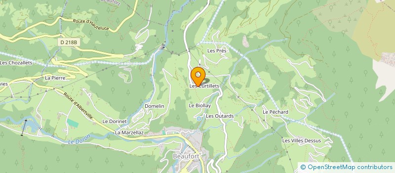 localisation de l'entreprise MAISON DES GUIDES DU BEAUFORTAIN  BEAUFORT