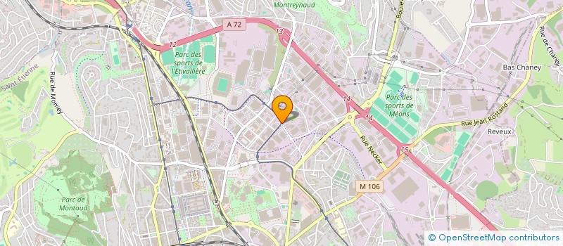 localisation de l'entreprise MAISON DES INGENIEURS  SAINT-ETIENNE