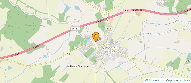 localisation de l'entreprise MAISON DES JEUNES à AUTHON-DU-PERCHE
