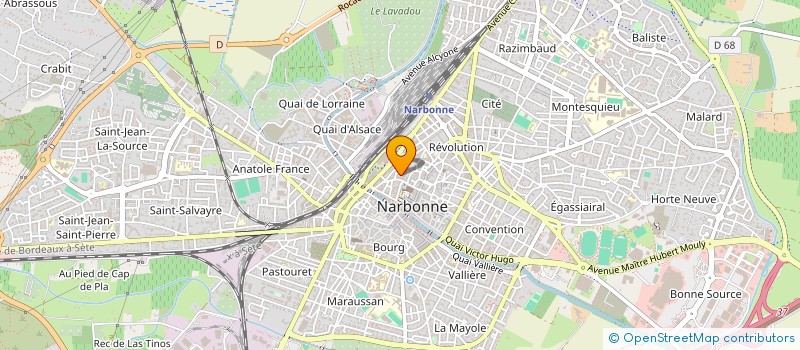 localisation de l'entreprise MAISON DES JEUNES & CULTURE à NARBONNE