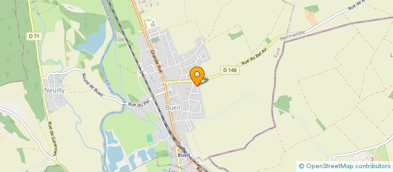 localisation de l'entreprise MAISON DES JEUNES DE BUEIL  BUEIL