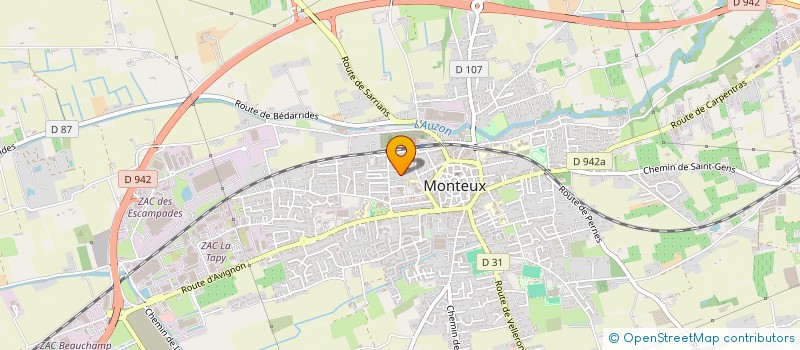 localisation de l'entreprise MAISON DES JEUNES DE LA CULTURE à MONTEUX