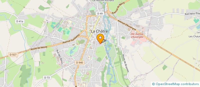 localisation de l'entreprise MAISON DES JEUNES DE LA CULTURE ET DES SAVOIRS à LA CHATRE