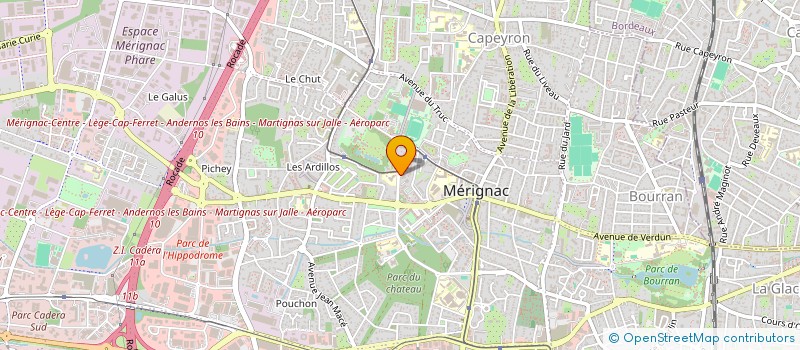 localisation de l'entreprise MAISON DES JEUNES DE LA CULTURE MERIGNAC à MERIGNAC