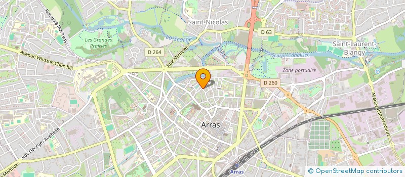 localisation de l'entreprise MAISON DES JEUNES DU COCLIPAS à ARRAS