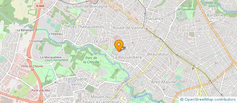 localisation de l'entreprise MAISON DES JEUNES ET CULTURE à SAINT-HERBLAIN
