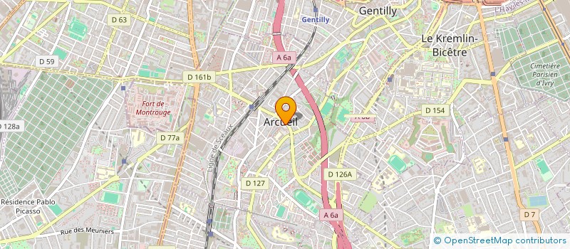 localisation de l'entreprise MAISON DES JEUNES ET CULTURE D'ARCUEIL à ARCUEIL