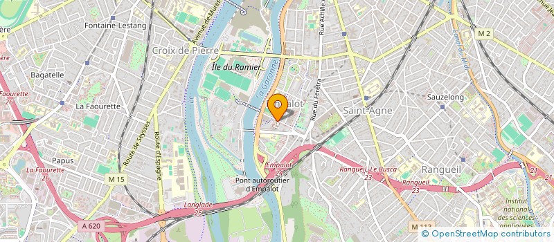 localisation de l'entreprise MAISON DES JEUNES ET CULTURE D'EMPALOT à TOULOUSE