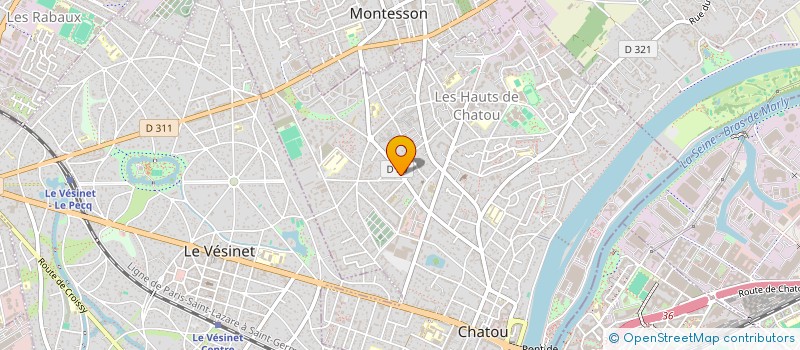 localisation de l'entreprise MAISON DES JEUNES ET CULTURE DE CHATOU  CHATOU