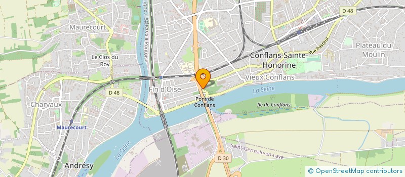 localisation de l'entreprise MAISON DES JEUNES ET CULTURE DE CONFLANS  CONFLANS-SAINTE-HONORINE