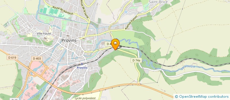 localisation de l'entreprise MAISON DES JEUNES ET CULTURE DE PROVINS  PROVINS