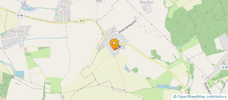 localisation de l'entreprise MAISON DES JEUNES ET CULTURE DES COPIOTS  COLLIGNY-MAIZERY