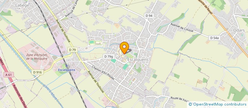 localisation de l'entreprise MAISON DES JEUNES ET CULTURE ESCALQUENS à ESCALQUENS