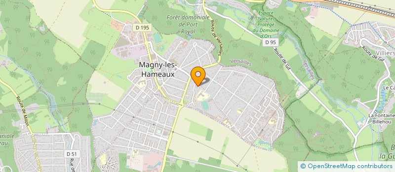 localisation de l'entreprise MAISON DES JEUNES ET CULTURE MERANTAISE à MAGNY-LES-HAMEAUX