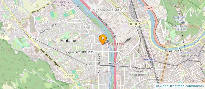 localisation de l'entreprise MAISON DES JEUNES ET CULTURE NELSON MANDELA  FONTAINE