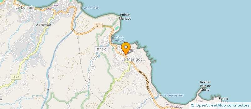 localisation de l'entreprise MAISON DES JEUNES ET DE CULTUR  MARIGOT