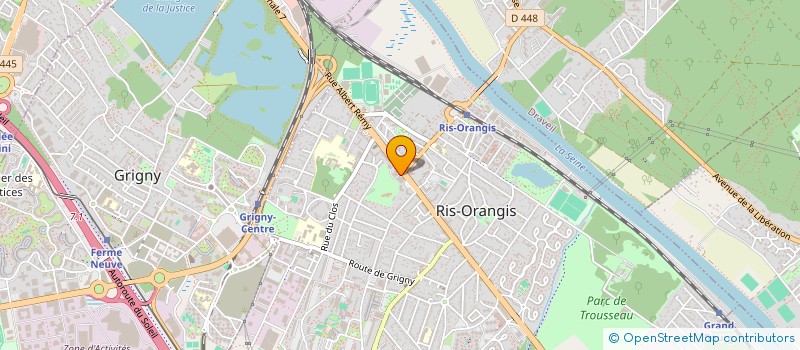 localisation de l'entreprise MAISON DES JEUNES ET DE LA CULTURE à RIS-ORANGIS
