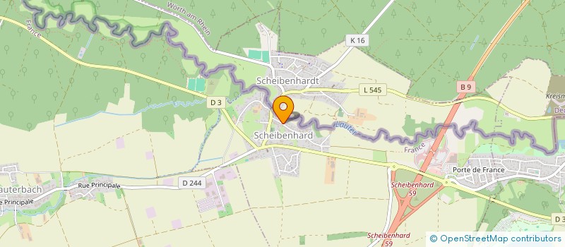 localisation de l'entreprise MAISON DES JEUNES ET DE LA CULTURE à LAUTERBOURG
