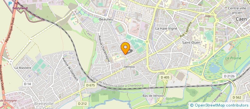 localisation de l'entreprise MAISON DES JEUNES ET DE LA CULTURE à CAEN
