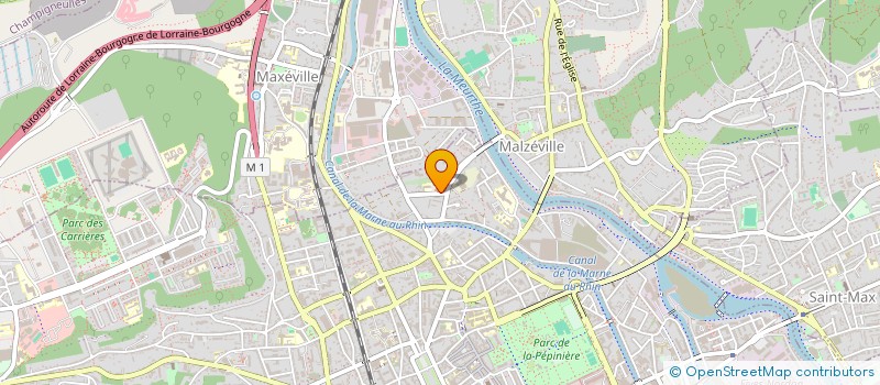 localisation de l'entreprise MAISON DES JEUNES ET DE LA CULTURE à NANCY