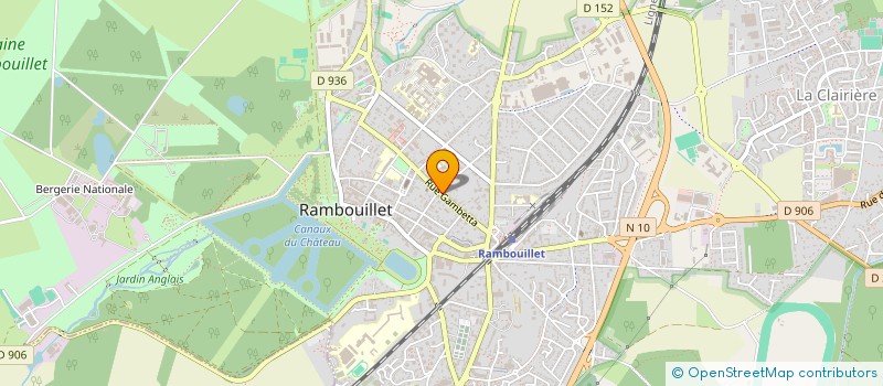localisation de l'entreprise MAISON DES JEUNES ET DE LA CULTURE à RAMBOUILLET